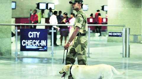 The policeman was arrested from Delhi airport. (Source: Express photo)