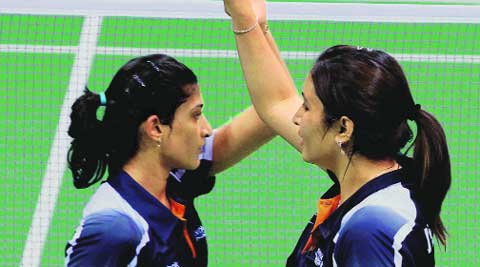 Ashwini Ponappa and Jwala Gutta have hit form in time for the tournament. They bagged a bronze at Asian Championships last month. file