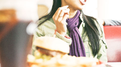 I am the biggest fan of eating with my hands. The way we do it is so masterful.