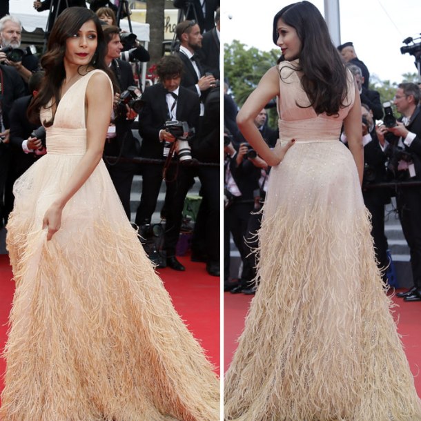 PHOTOS: Freida Pinto glams up the Cannes 2014 red carpet | The Indian ...