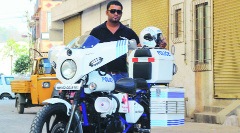It is going to be the first such police patrol bike in the country, says Gabriel Zuzarte. (Source: Express photo)