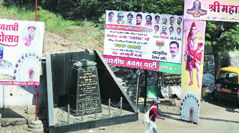 There are some 1,000 illegal posters in Andheri alone. (Source: Express photo)