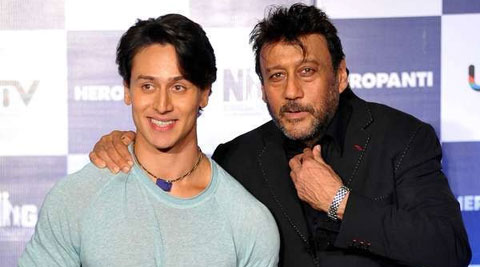 Jackie Shroff will be up against his own son and debutant Tiger Shroff next week.
