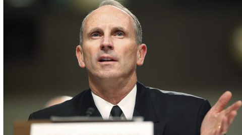 Chief of Naval Operation Admiral Greenert expressed willingness to engage in Malabar-level naval exercises (Reuters photo)