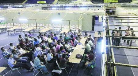 Tripura, Tripura news, Tripura by-polls, Tripura by-elections, vote counting, India news, latest news, vote counting underway, Indian Express