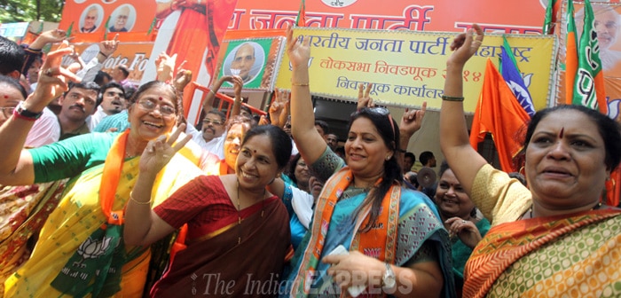 Celebrations break out as BJP registers historic win | Picture Gallery ...