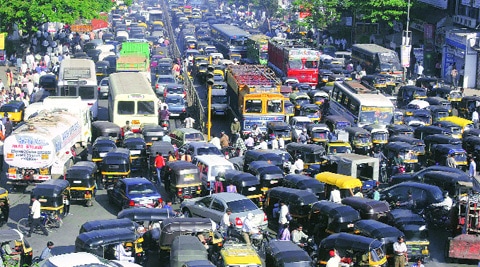 Haphazard and illegal parking often leads to huge traffic snarls on Mumbai’s roads, which last for hours.