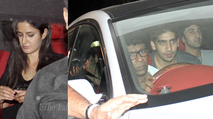 On-off couple Ranbir Kapoor, Katrina Kaif out on movie date ...