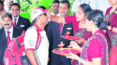 KXIP’s Sehwag in Cuttack on Saturday. PTI