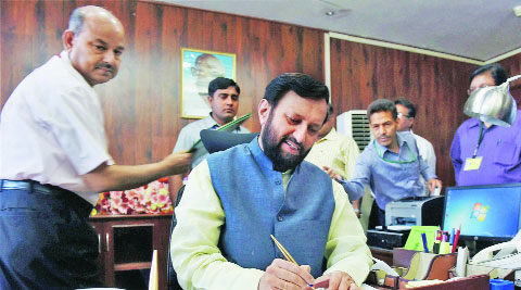 Javadekar takes charge of MoEF on Thursday. ( Source: PTI )
