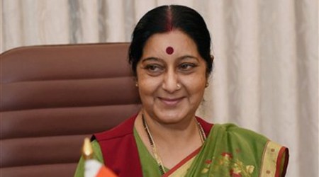 A promising beginning has been made at the start of the new government in our engagement with each of these countries, said Sushma Swaraj. (Source: PTI)