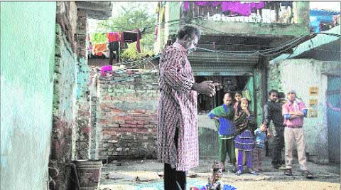 A still from Tomorrow We Disappear, which shows Puran Bhatt.