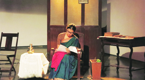 Sanjukta Wagh in a scene from the performance