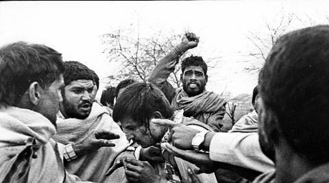  Booth capturer in Meham during the 1990 by-election. Electoral violence is now a thing of the past 
