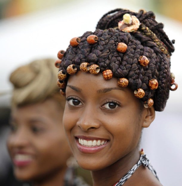 PHOTOS: Tale of twisted braid and beads at Afro-hairstyles Competition ...