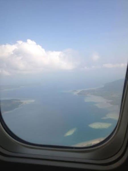 Bird-eye view of the Andaman Islands. (Source: Divya Goyal)