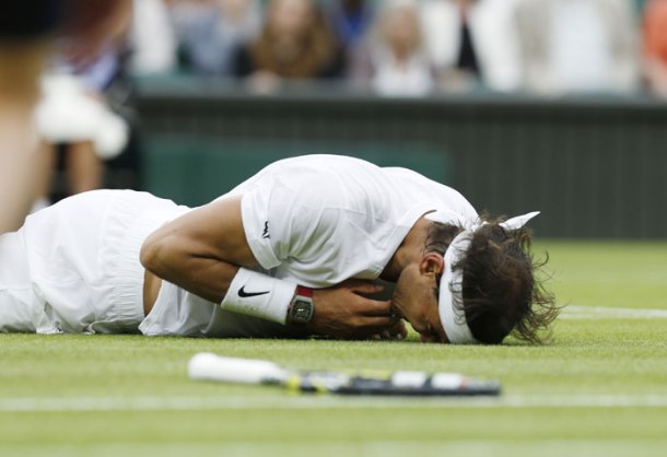 Rafael Nadal Finds His Feet On Grass 