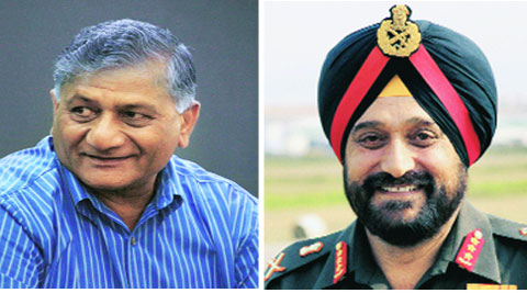 Gen Bikram Singh also offered Army assistance to implement development projects in the states.