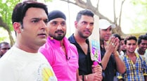 Kapil Sharma, Harbhajan Singh and Yuvraj Singh 