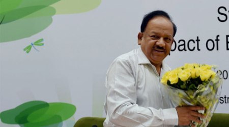 Waste generation, including medical waste, needs to be brought down,said Harsh Vardhan. (Source: PTI)