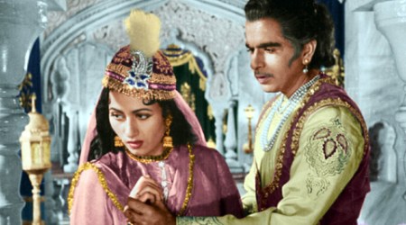Things soured badly during the production of "Mughal-E-Azam".