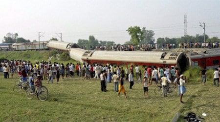 The Railways suspects subotage by Maoists as a possible cause of the accident. (Source: PTI) 