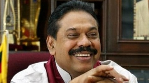 Sri Lankan President Mahinda Rajapaksa.