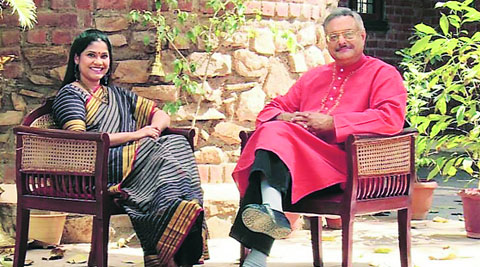 Siddharth Kak and Renuka Shahane 