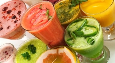 Many healthy drinks