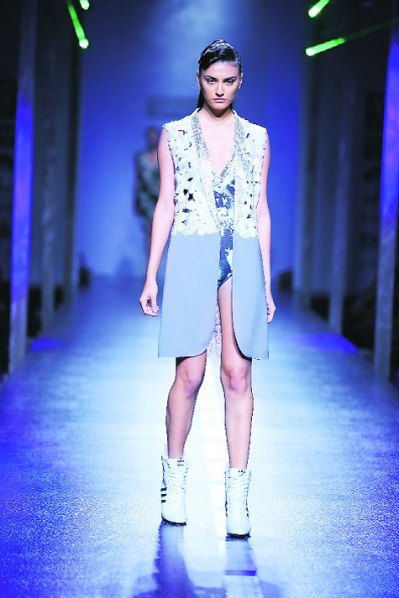 Sneakers made an appearance in Namrata Joshipura's show at WIFW SS 14