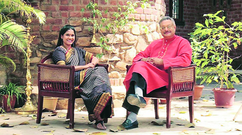 Siddharth Kak and Renuka Shahane in Hunnarbaaz.