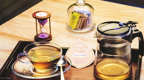 The Orange Spice black tea at Tea Trails