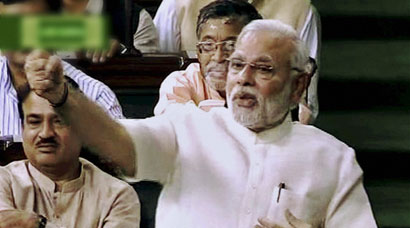 Today in pics: Narendra Modi’s first speech in Lok Sabha | Picture ...