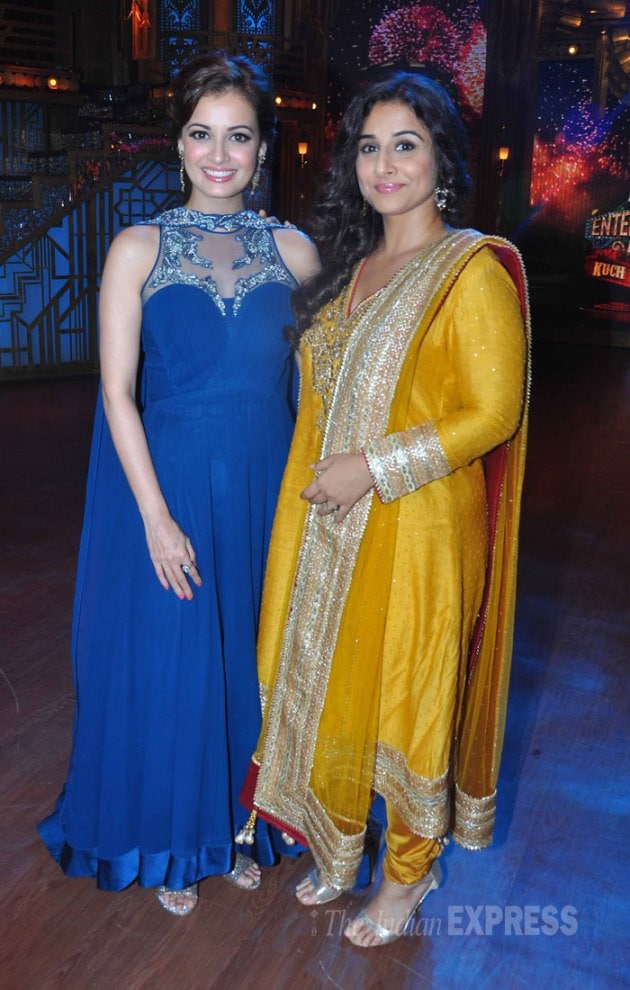 Vidya Balan, Dia Mirza promote ‘Bobby Jasoos’ on Entertainment Ke Liye ...