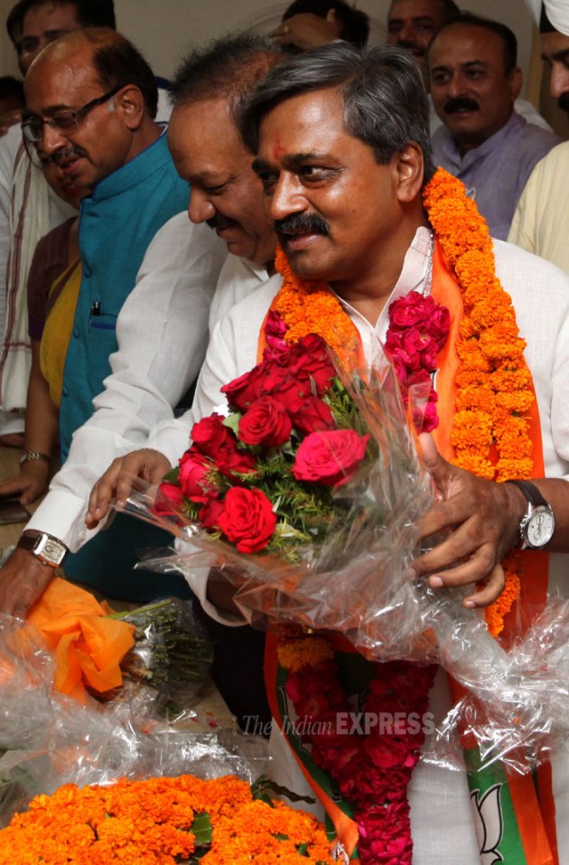 satish upadhyay is new delhi bjp chief picture gallery others satish upadhyay is new delhi bjp chief picture gallery others