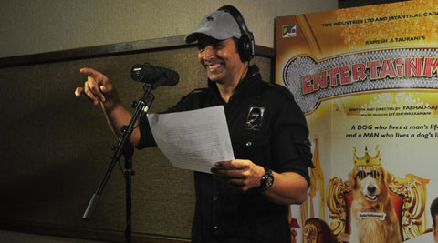  Akshay Kumar is the latest Bollywood celebrity to sing a full-fledged song.