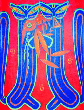 An original work by Jamini Roy (Source: courtesy: Aakriti art gallery)