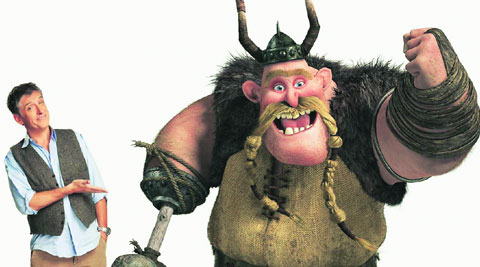 Craig Ferguson with the vikings