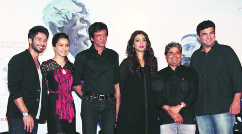 Shahid Kapoor, Shraddha Kapoor, Kay Kay Menon, Tabu, Vishal Bhardwaj and Siddharth Roy Kapur