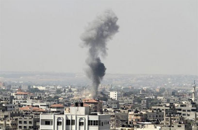 Hamas has no army, navy or air force. Its port has been blockaded, its solitary airport dismantled. (Source: Reuters)