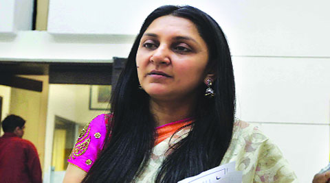 Anar Patel, daughter of Anandiben Patel. ( Source: Express photo by Javed Raja )