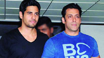 Sidharth Malhotra with Salman Khan