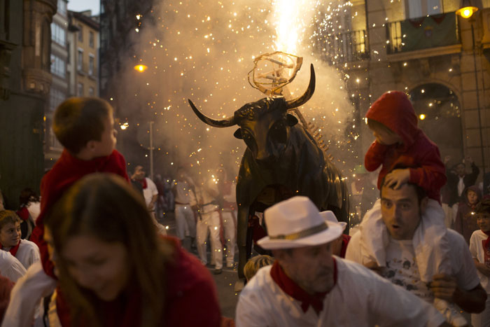 Running of the bulls: San Fermin festival in Pamplona, Spain in full swing  | Picture Gallery Others News,The Indian Express