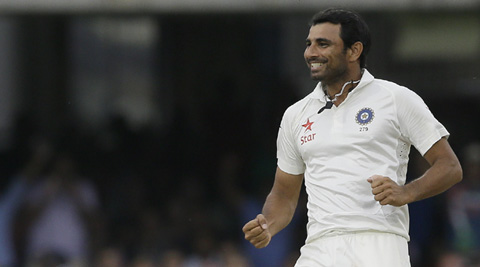 Shami has the variation and the pace but has not been effective in the series so far. (Source: AP) 