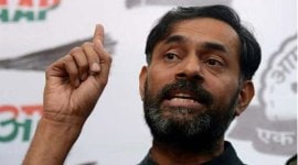 Yogendra Yadav, Yogendra Yadav arrest, AAP, Arvind kejriwal, Aam Aadmi Party, Yogendra protest arrest, delhi news, india news, nation news