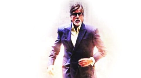 Amitabh Bachchan in a scene from Yudh