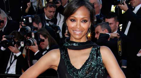 Saldana will play Gamora - another green-skinned superhero - in Marvel Studios' 'Guardians of the Galaxy', which will be released next month. 