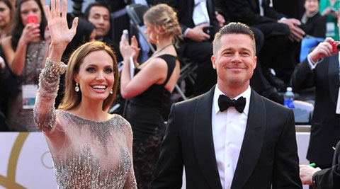 Angelina Sex - Angelina Jolie, Brad Pitt to shoot 'crazy sex scenes' for film? |  Entertainment News,The Indian Express