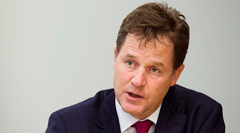 This will be the largest business delegation led by a senior member of this coalition government to India since the election of Prime Minister Modi," Clegg said. (Source: AP)