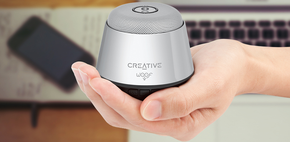 Creative woof best sale bluetooth speaker